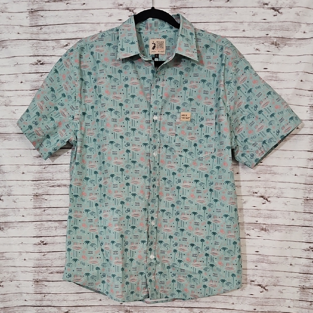 Las Vegas Print Short Sleeve Shirt